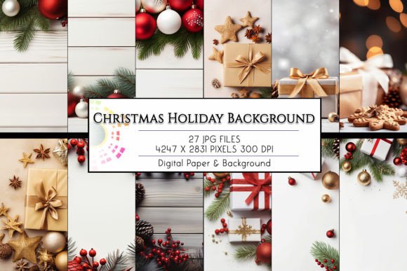 Download Beautiful Christmas Holiday Background - Premium Resources