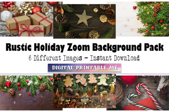 Download Rustic Holiday Background, Christmas - Premium Bundle