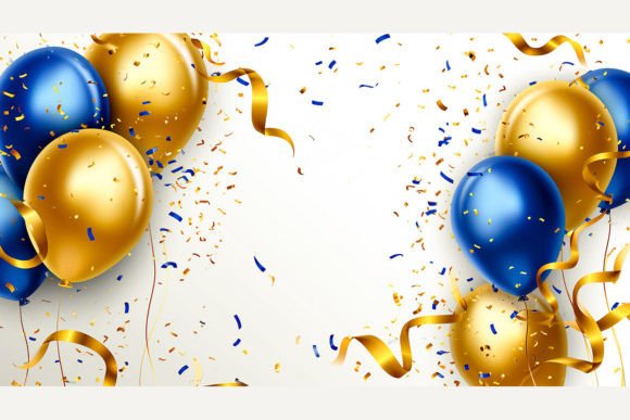 Download Holiday Background with Balloons - Premium Resources